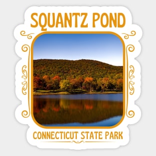 Squantz Pond State Park Connecticut Sticker